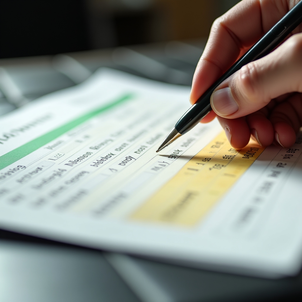 Detailed cost analysis document with highlighted line items